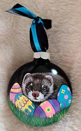 Collectables; Painted Eggs - Sable; Painted Ornament; Stef